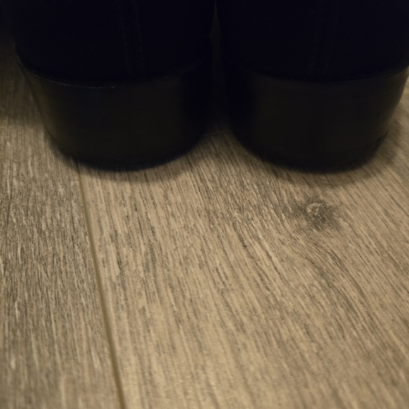 Stuart Weitzman Over the Knee Leather Boots Black Size 8M - Picture 3 of 5